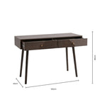 Dusklia - Dora Dressing Table Console - Walnut