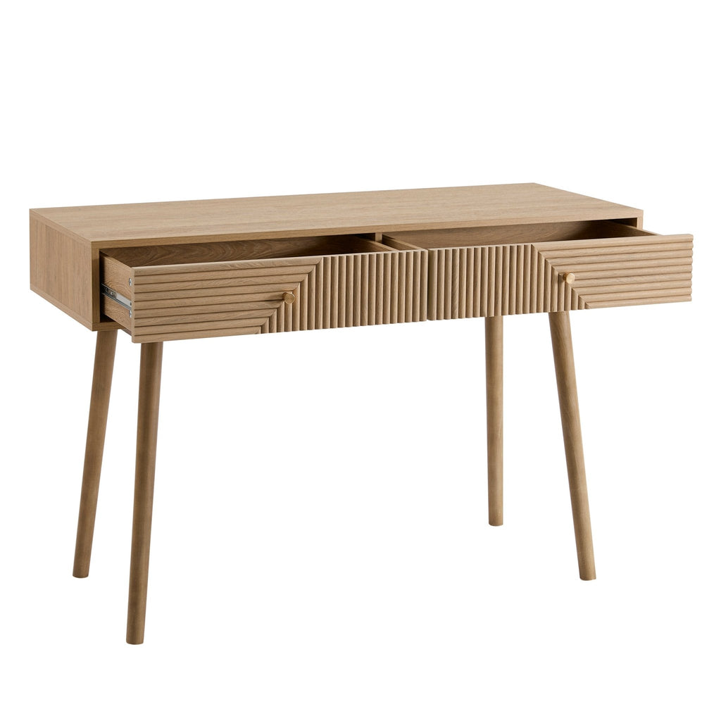 Dusklia - Dora Dressing Table Console - Light Wood