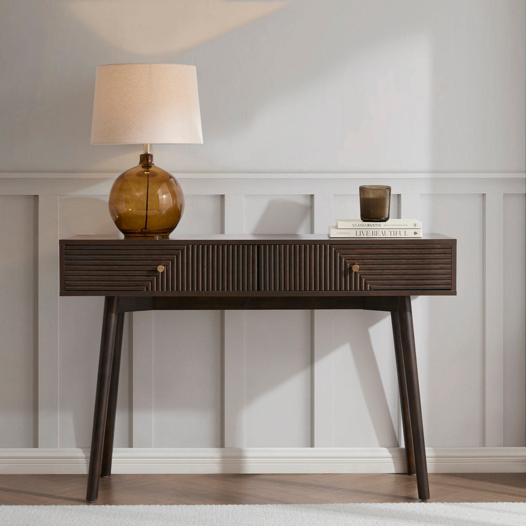 Dusklia - Dora Dressing Table Console - Walnut