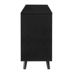 Dusklia - Dora Large Sideboard with Drawers - Black