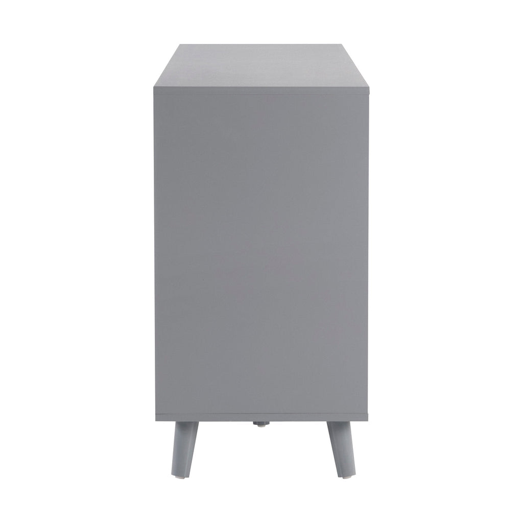 Dusklia - Dora Large Sideboard with Drawers - Light Grey