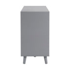 Dusklia - Dora Large Sideboard with Drawers - Light Grey
