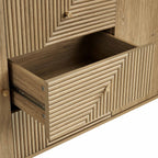 Dusklia - Dora Large Sideboard with Drawers - Light Wood