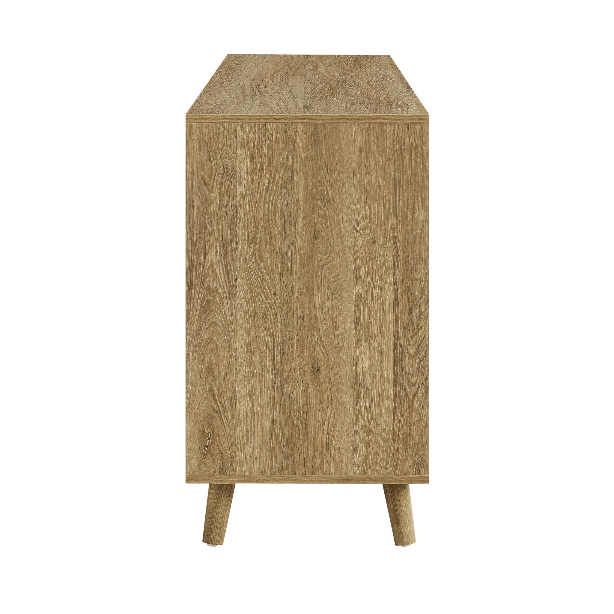 Dusklia - Dora Large Sideboard with Drawers - Light Wood