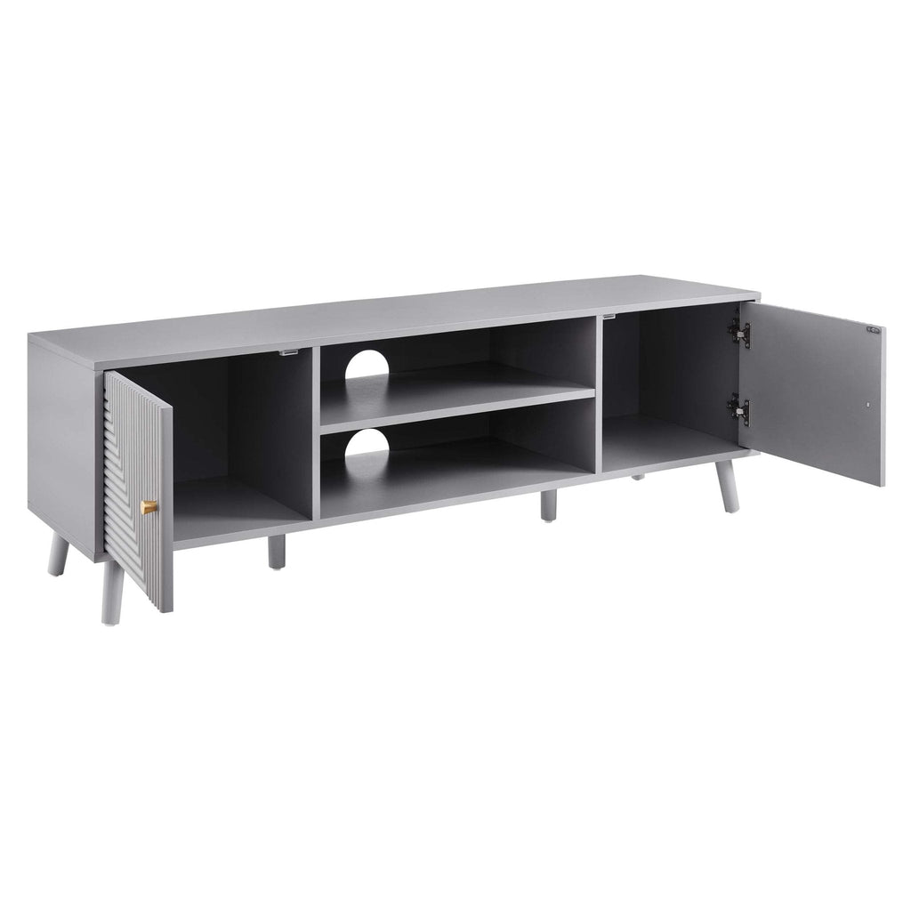Dusklia - Dora TV Unit for TVs up to 60- Light Grey