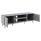 Dusklia - Dora TV Unit for TVs up to 60- Light Grey