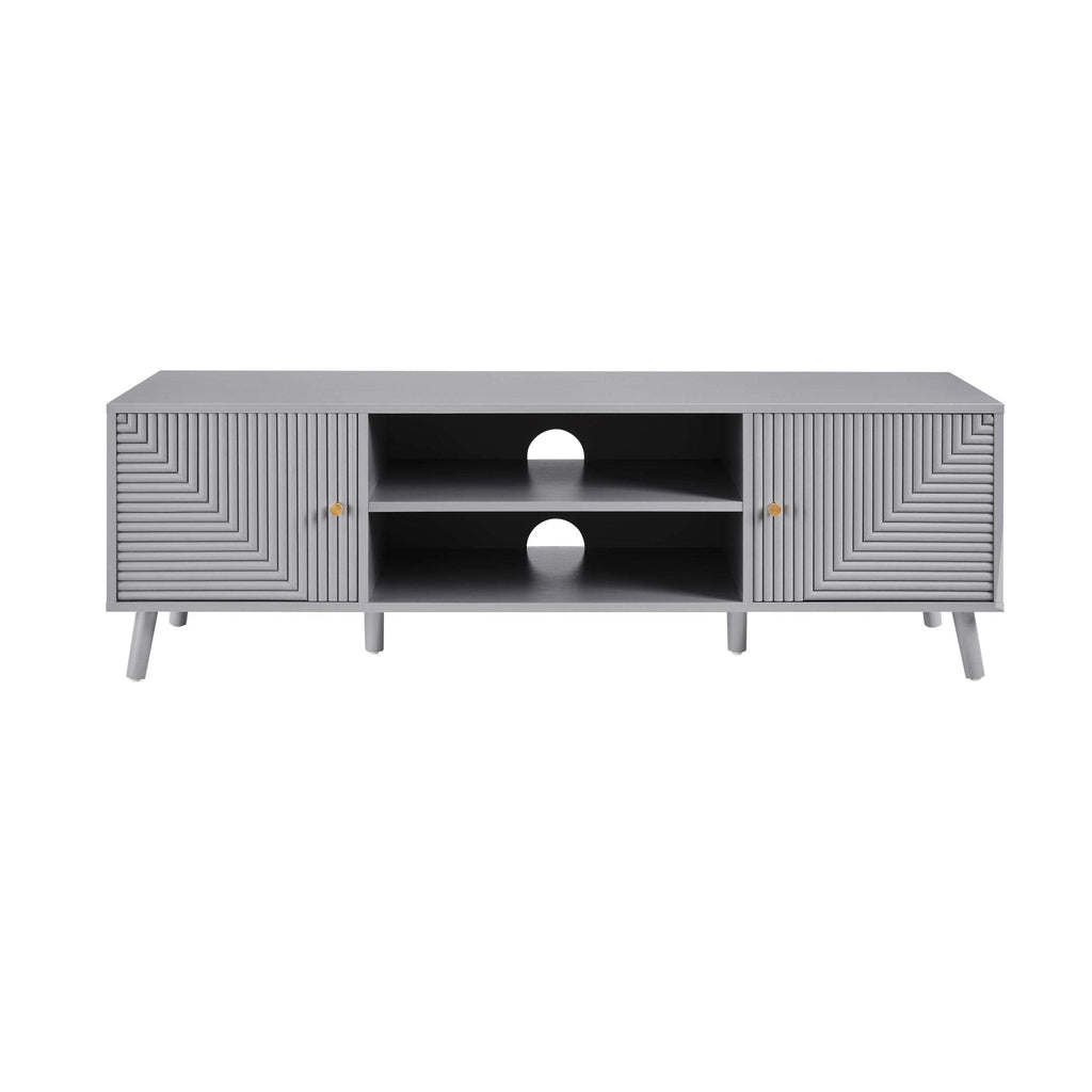 Dusklia - Dora TV Unit for TVs up to 60- Light Grey