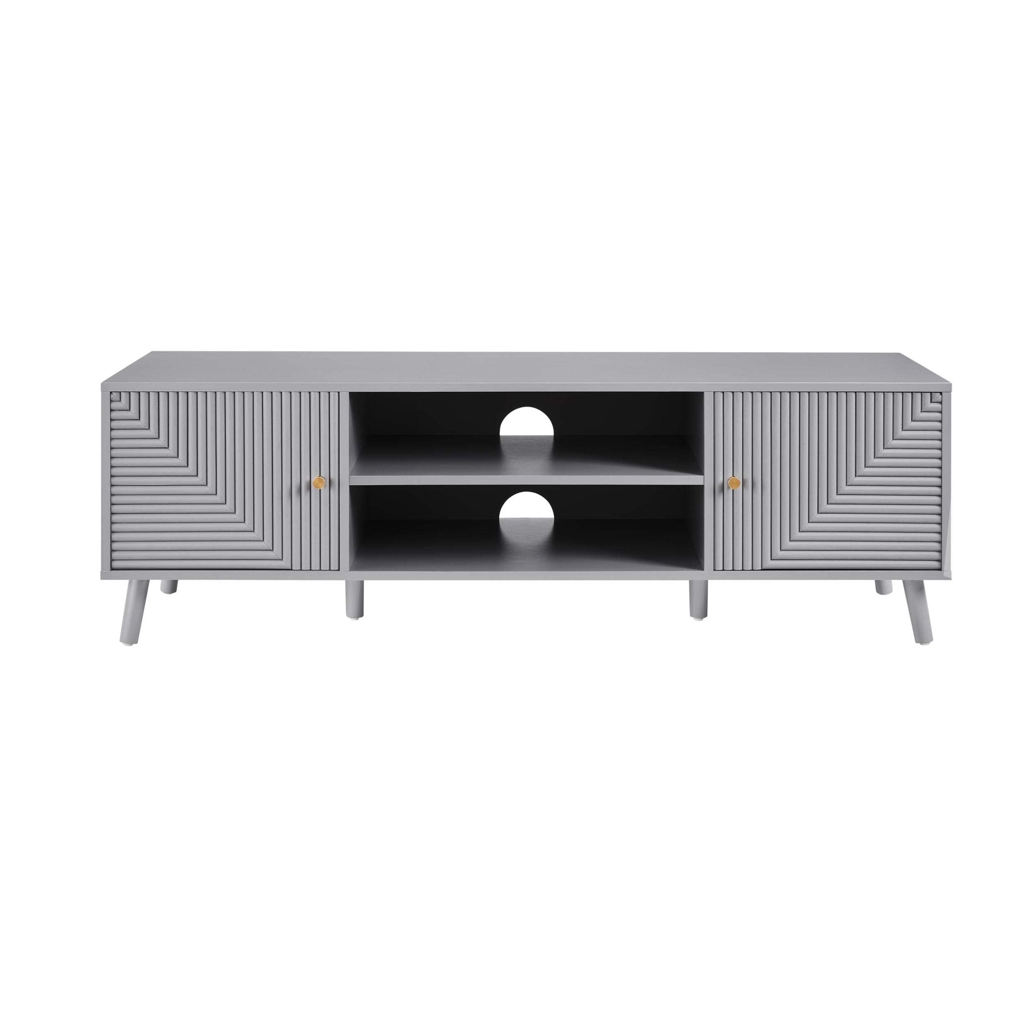 Dusklia - Dora TV Unit for TVs up to 60- Light Grey