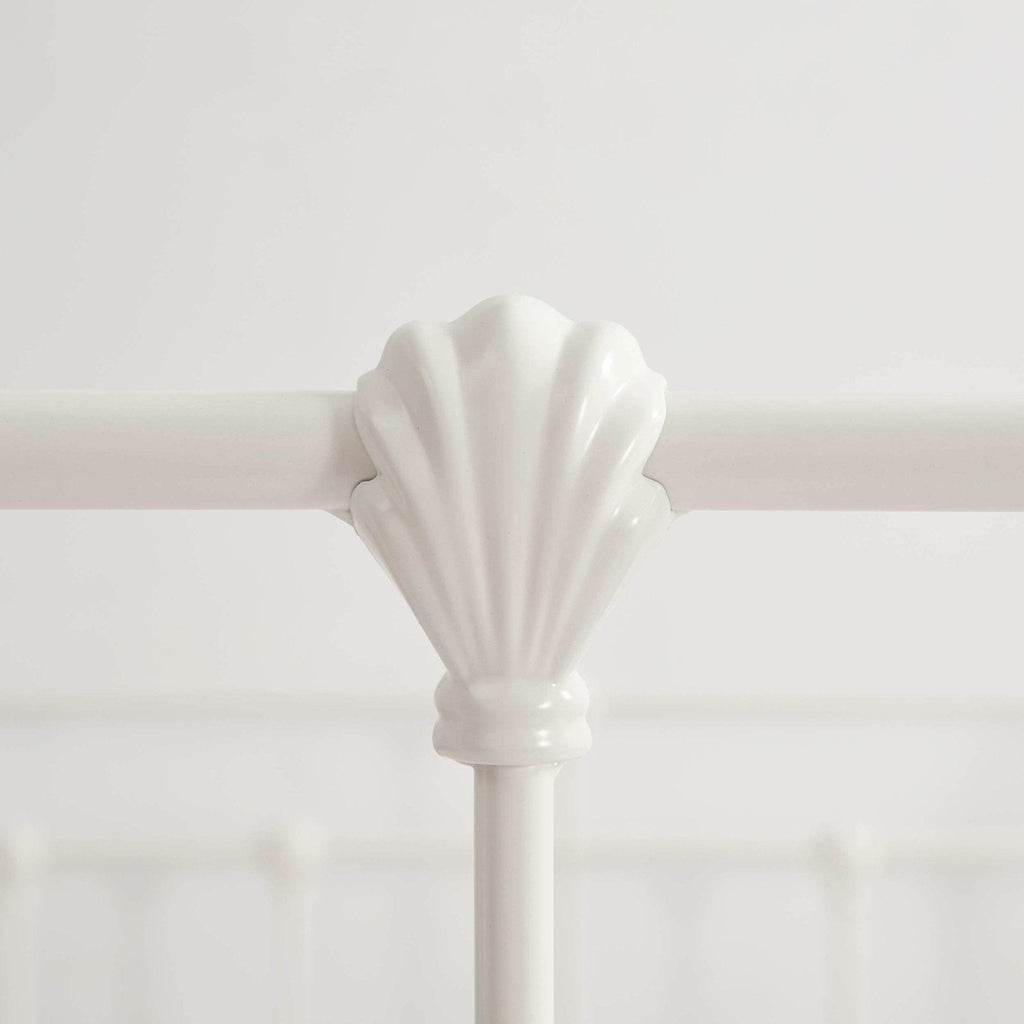 Dusklia - Dorset Metal Bed Frame - White