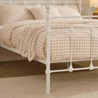 Dusklia - Dorset Metal Bed Frame - White