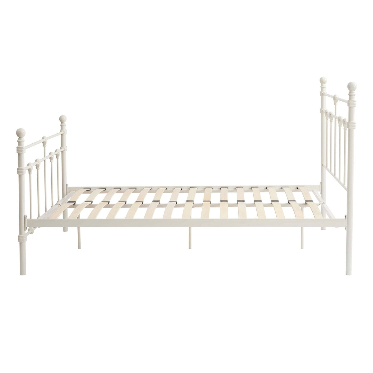 Dusklia - Dorset Metal Bed Frame - White