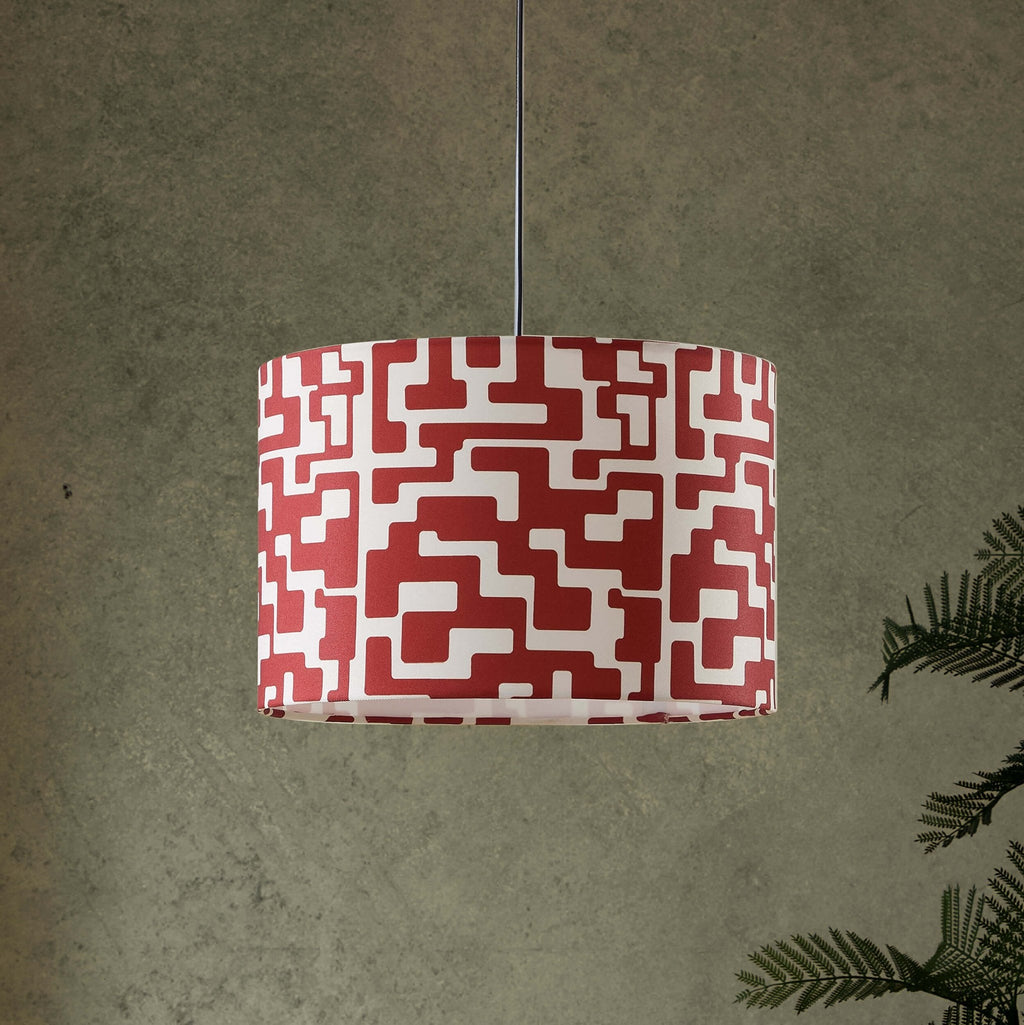Dusklia - Drew Geometric Ceiling Shade - Orange