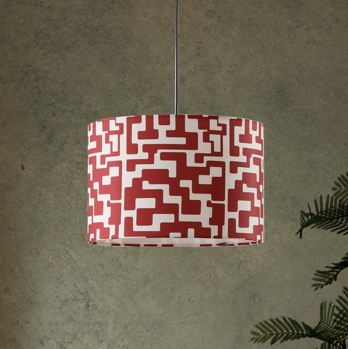 Dusklia - Drew Geometric Ceiling Shade - Orange