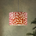 Dusklia - Drew Geometric Ceiling Shade - Orange