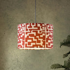 Dusklia - Drew Geometric Ceiling Shade - Orange
