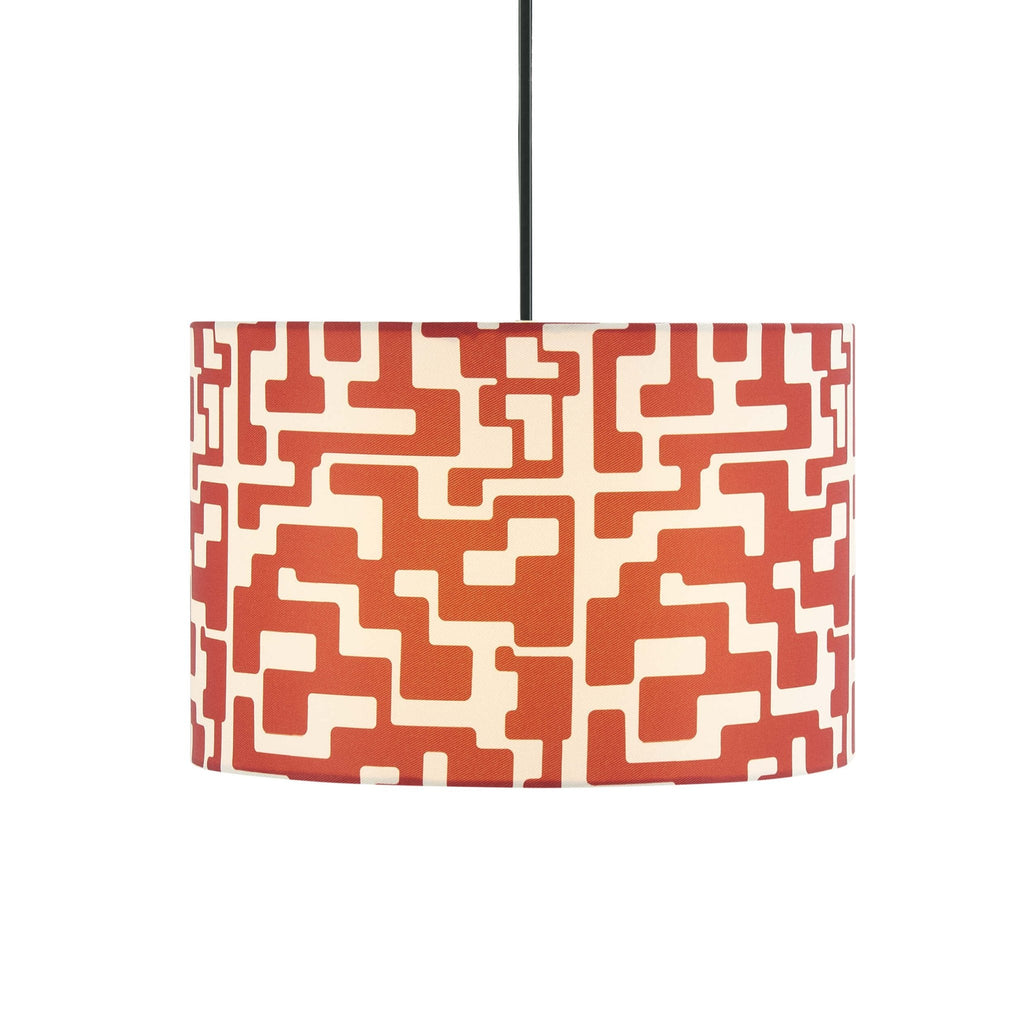 Dusklia - Drew Geometric Ceiling Shade - Orange