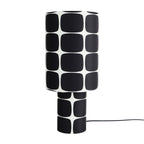 Dusklia - Drew Geometric Table Lamp -  Black/White