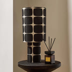 Dusklia - Drew Geometric Table Lamp -  Black/White