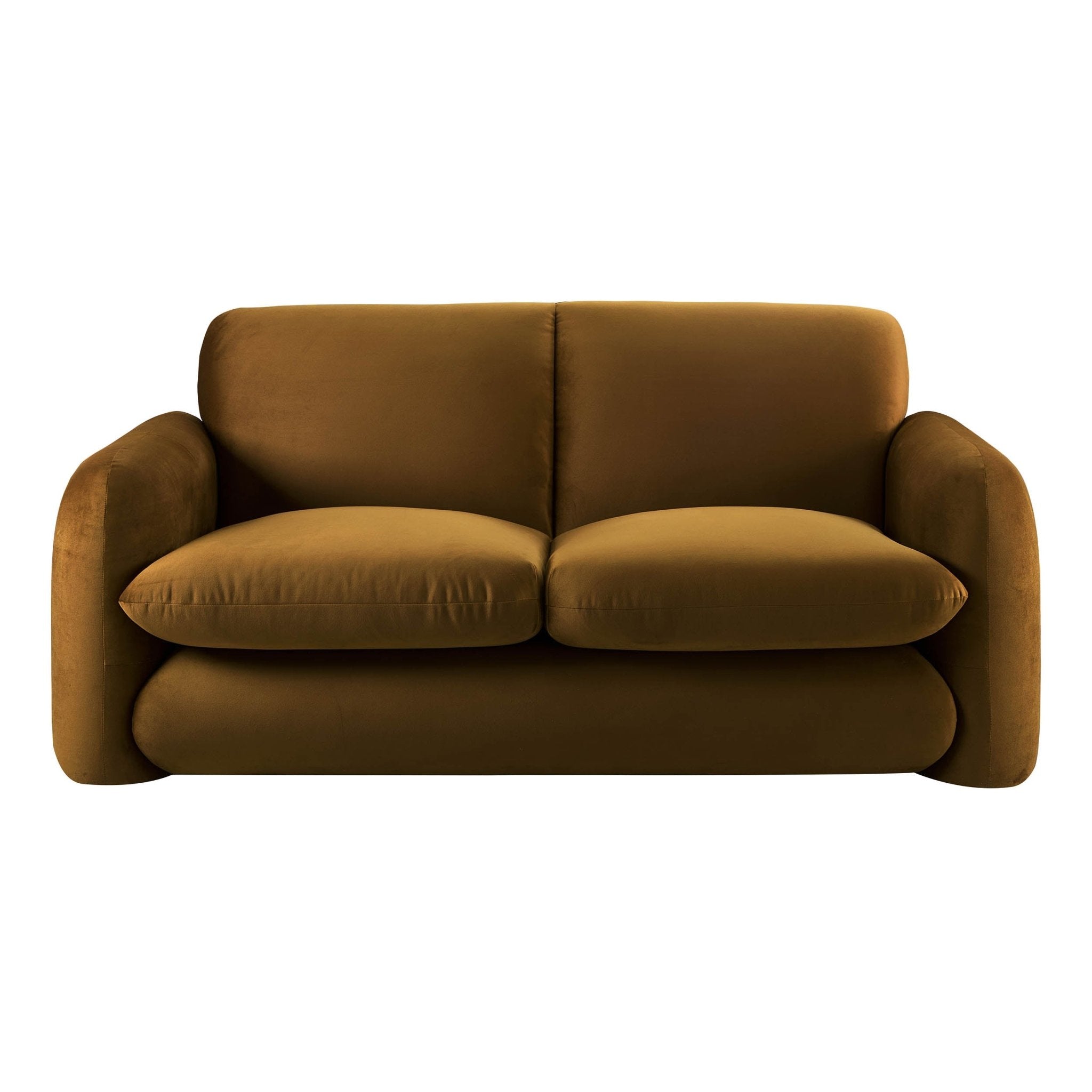 Dusklia - Dublin 2 Seater Sofa- Muted Gold