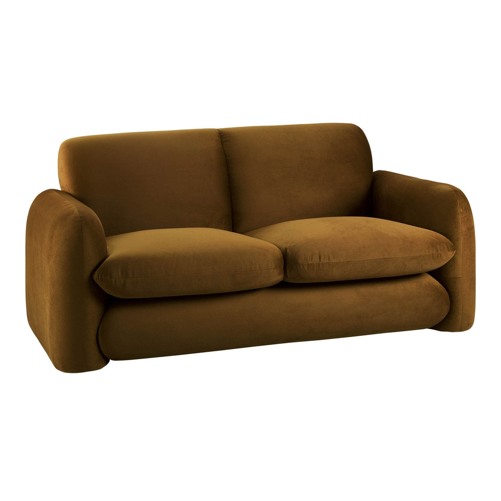 Dusklia - Dublin 2 Seater Sofa- Muted Gold