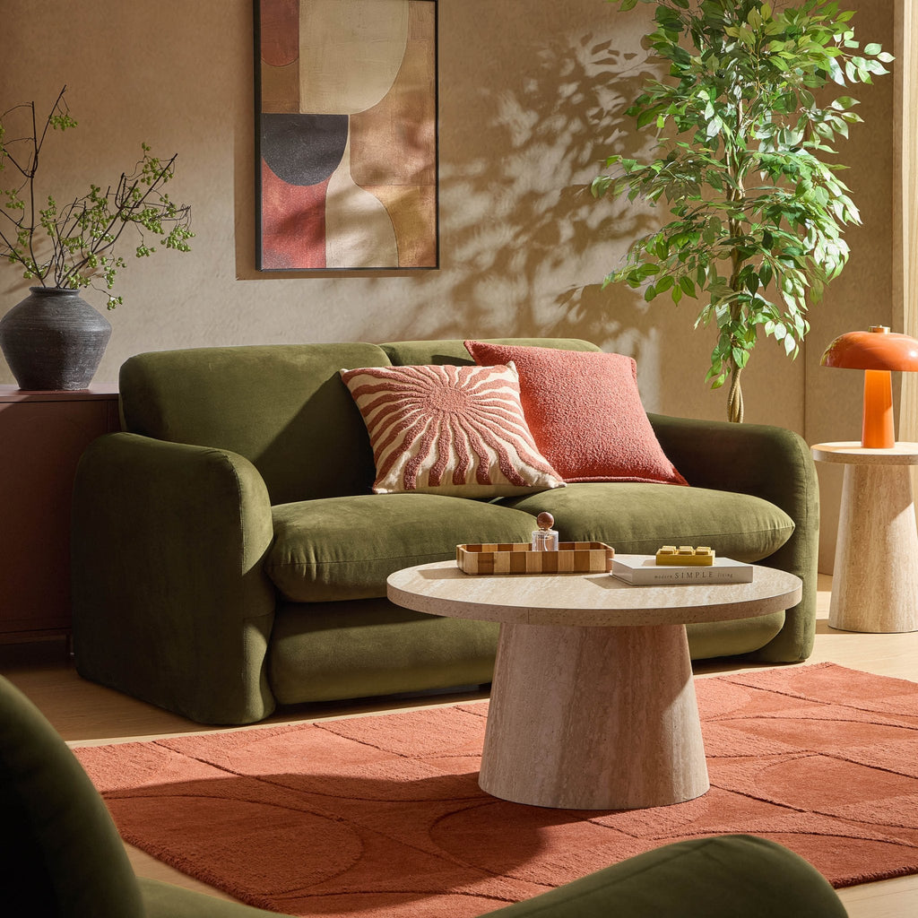 Dusklia - Dublin 2 Seater Sofa - Rich Green