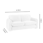 Dusklia - Dublin 2 Seater Sofa - Rich Green