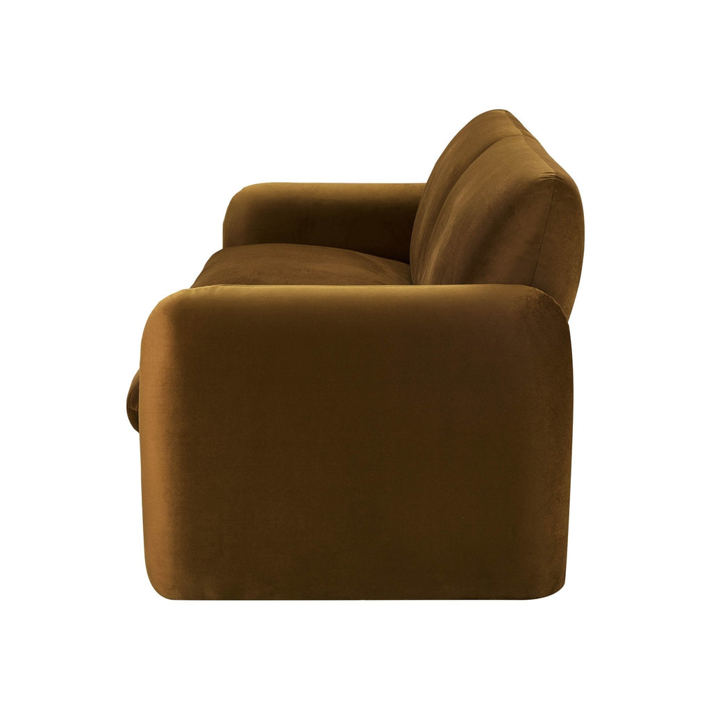 Dusklia - Dublin 3 Seater Sofa - Muted Gold