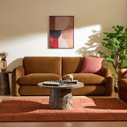 Dusklia - Dublin 3 Seater Sofa - Muted Gold