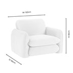 Dusklia - Dublin Loveseat - Popcorn Teddy