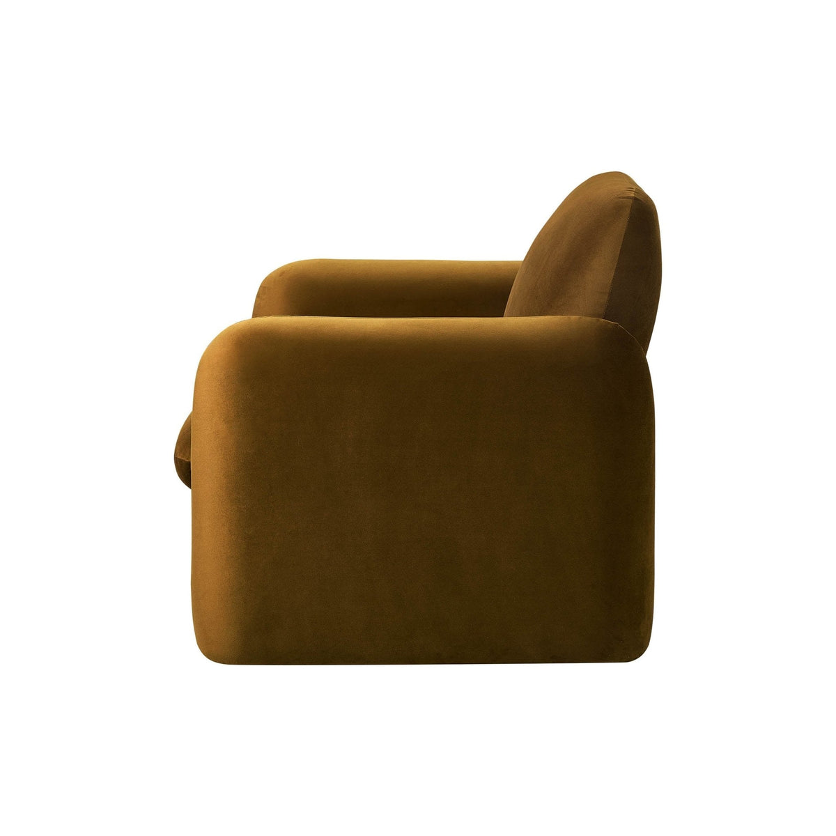 Dusklia - Dublin Loveseat- Muted Gold