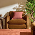 Dusklia - Dublin Loveseat- Muted Gold
