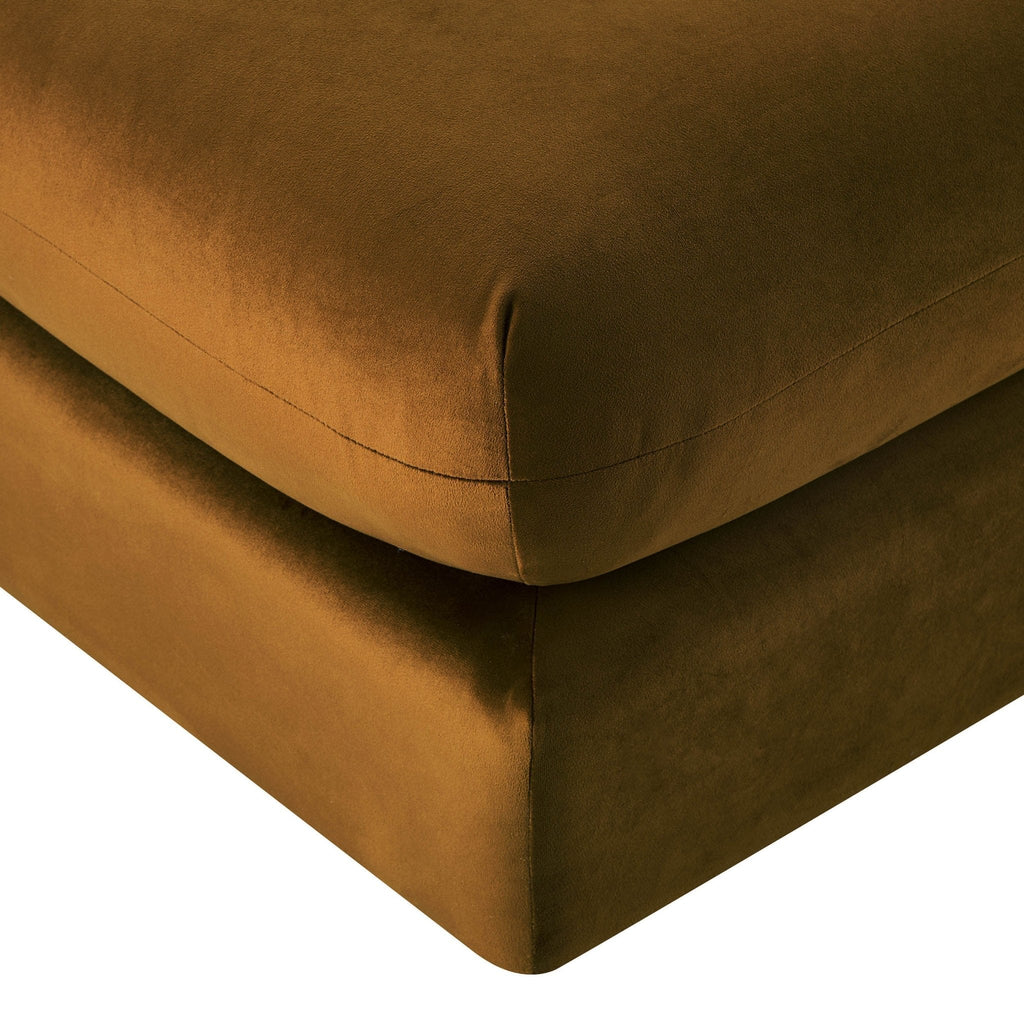 Dusklia - Dublin Pouffe - Muted Gold