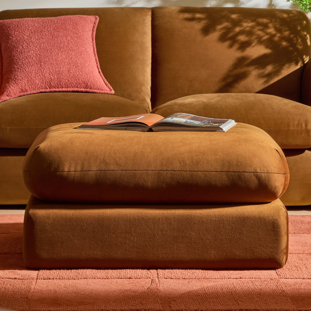 Dusklia - Dublin Pouffe - Muted Gold