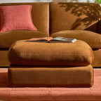 Dusklia - Dublin Pouffe - Muted Gold