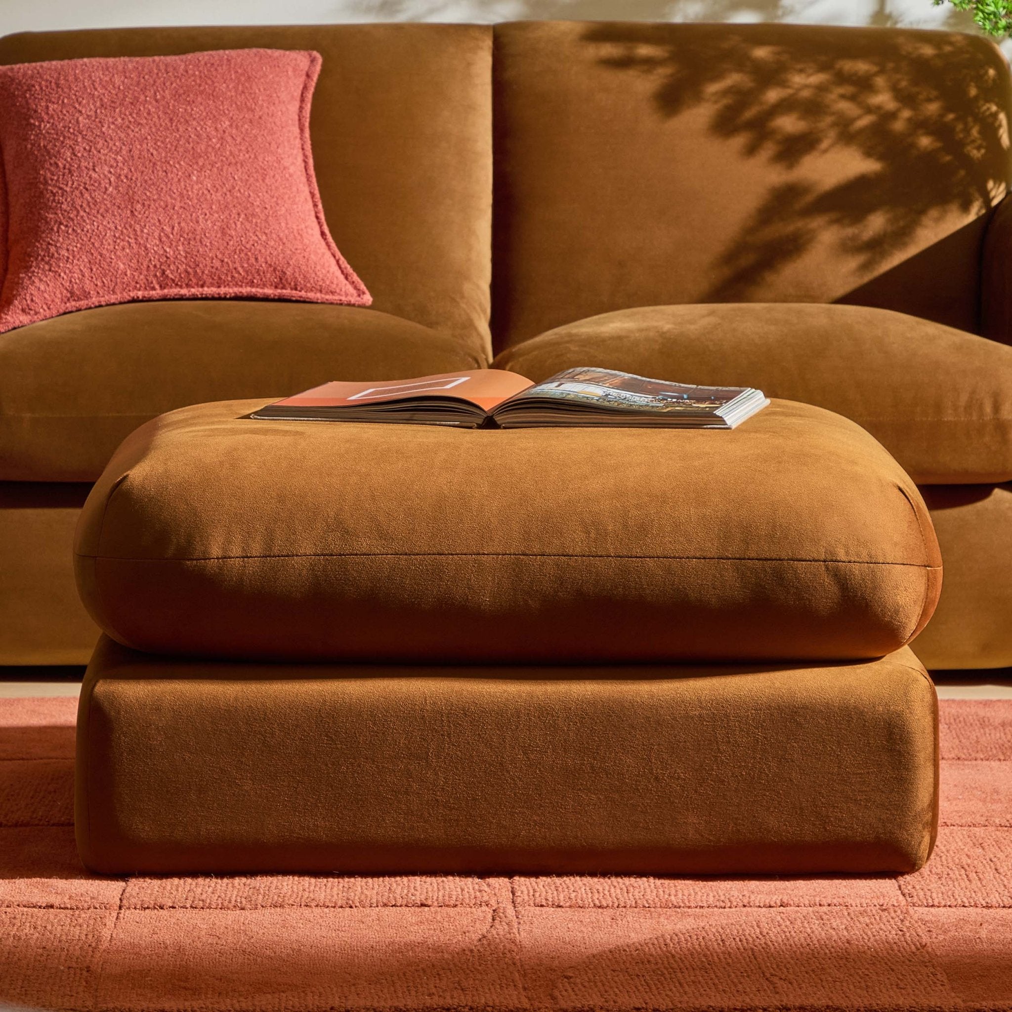 Dusklia - Dublin Pouffe - Muted Gold