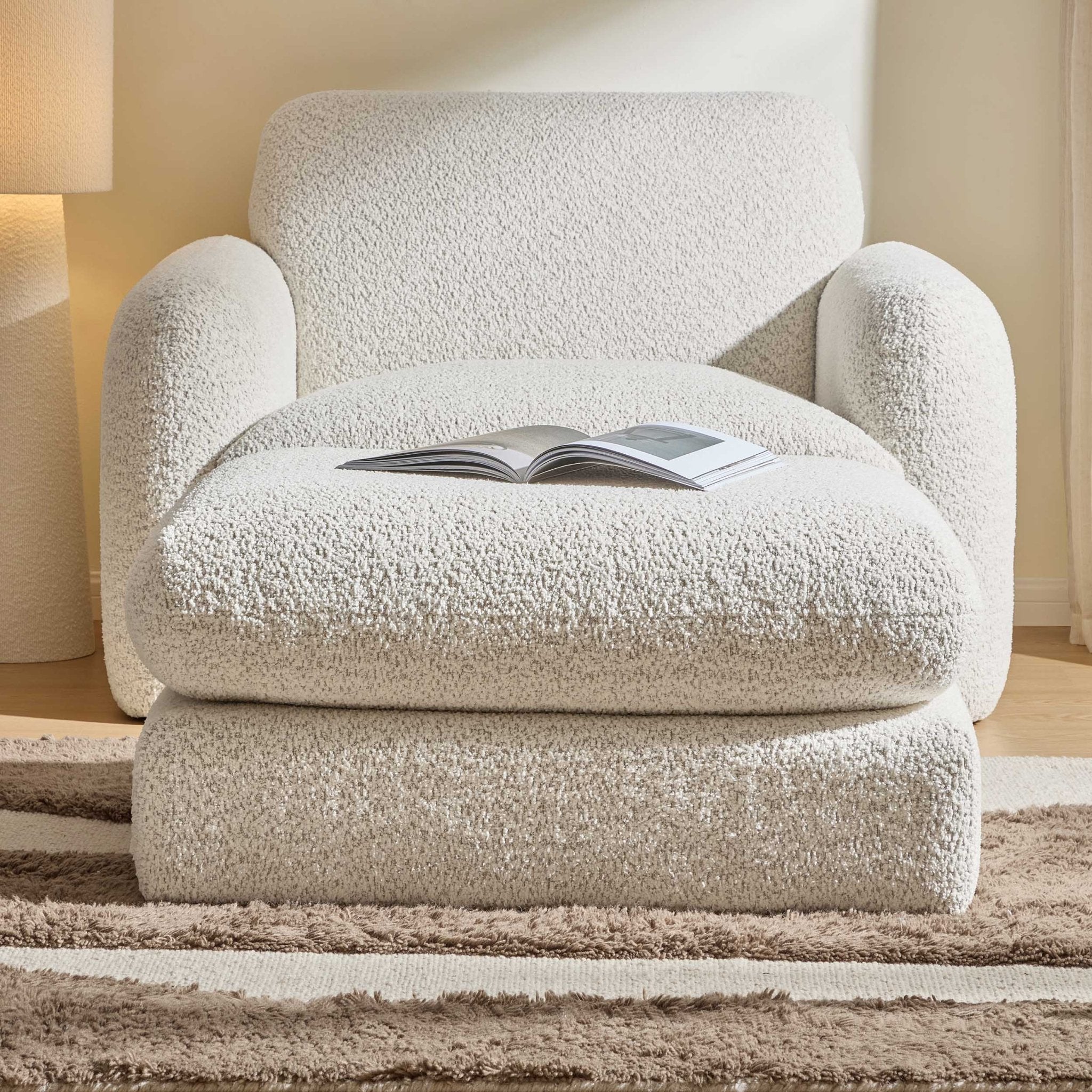 Dusklia - Dublin Pouffe - Popcorn Teddy