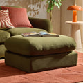 Dusklia - Dublin Pouffe - Rich Green