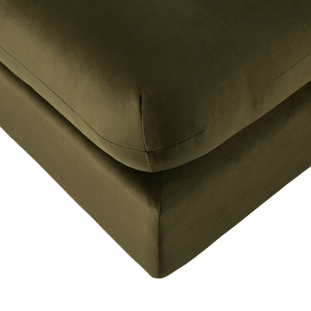 Dusklia - Dublin Pouffe - Rich Green