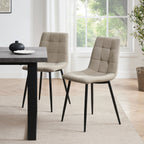 Dusklia - Eden Set of 2 Dining Chairs - Stone