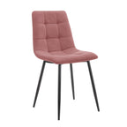 Dusklia - Eden Set Of 2 Dining Chairs - Velvet - Pink