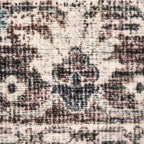 Dusklia - Elara Traditional Floral Rug - Brown