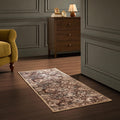Dusklia - Elara Traditional Floral Runner 60x150cm - Brown