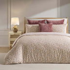 Dusklia - Elleanor 100% Cotton Floral Duvet Cover & Pillowcase Set - Multicoloured