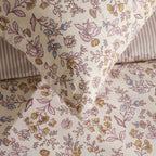 Dusklia - Elleanor 100% Cotton Floral Duvet Cover & Pillowcase Set - Multicoloured