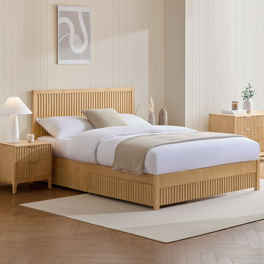Dusklia - Elena Divan Bed - Wood