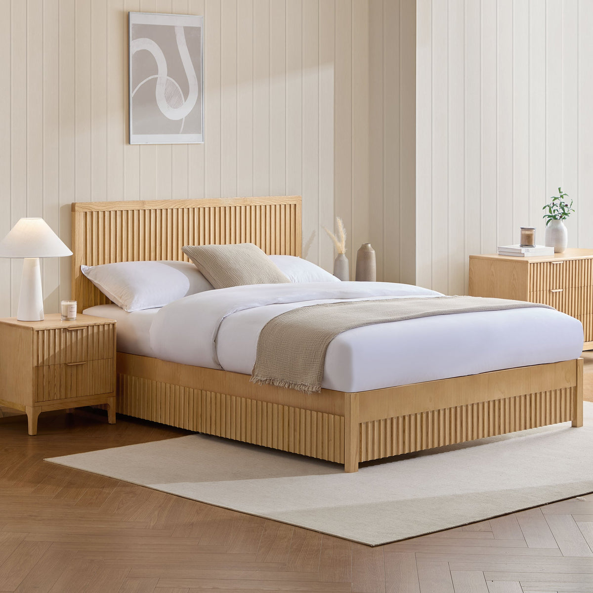 Dusklia - Elena Divan Bed - Wood