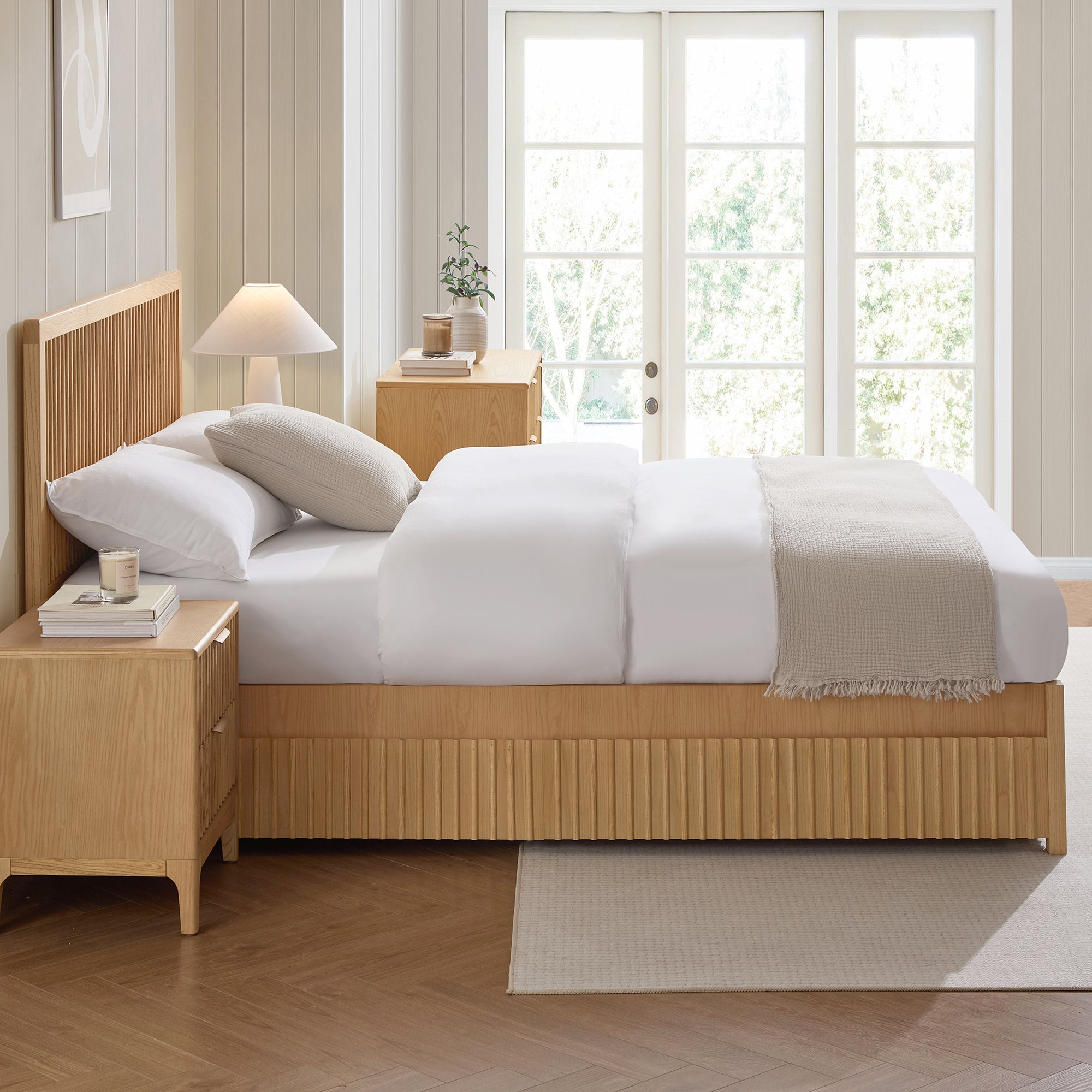 Dusklia - Elena Divan Bed - Wood
