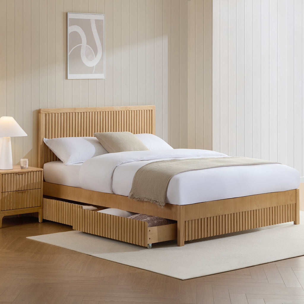 Dusklia - Elena Divan Bed - Wood