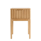 Dusklia - Elena Ash 1 Drawer Nightstand - Light Wood