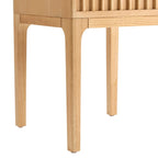 Dusklia - Elena Ash 1 Drawer Nightstand - Light Wood